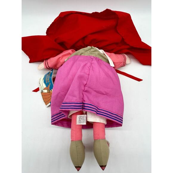 Vintage 1975 Strega Nona Plush Doll Tomie de Paola Grandmother Witch w/ Tag - Picture 7 of 11